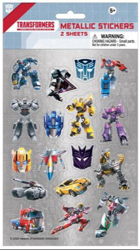 Inkology - Transformers - Metallic Stickers - Limolin 
