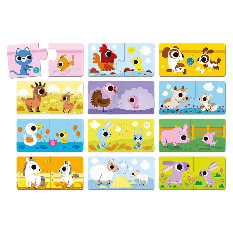 PUZZLES - PARENT AND BABY ANIMALS