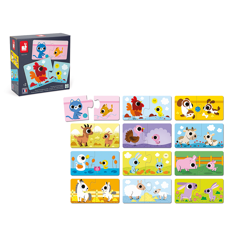 PUZZLES - PARENT AND BABY ANIMALS