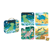 4 IN 1 PROGRESSIVE PUZZLES - DINOSAURS