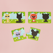 PUZZLES - ANIMALS AND THEIR SHADOW