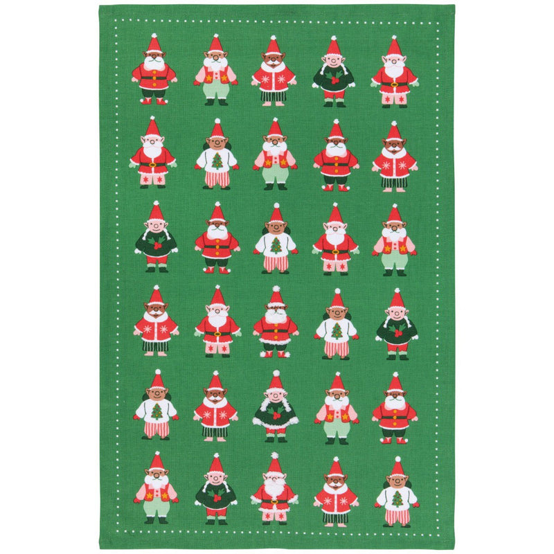 Jubilee - Festive Gnomes Christmas Dishtowel