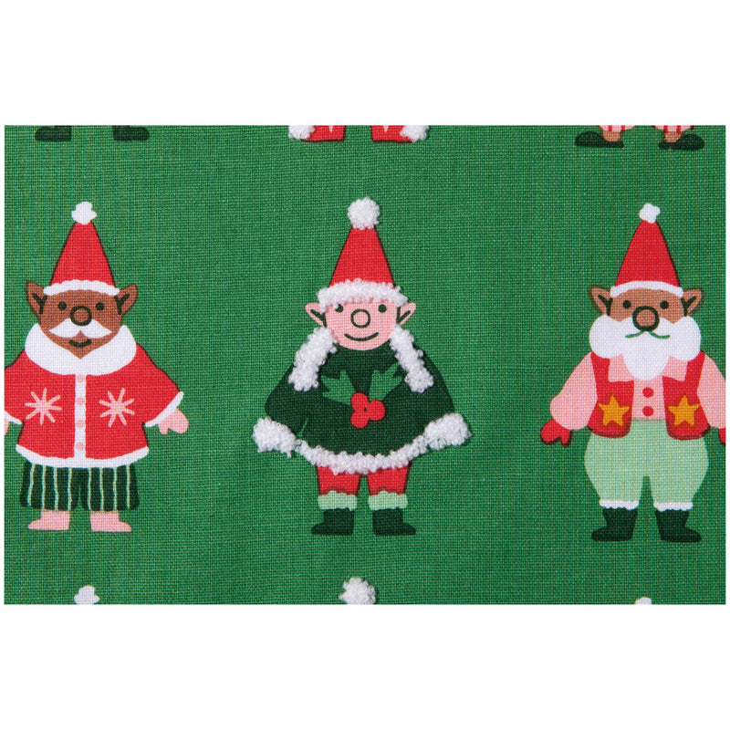Jubilee - Festive Gnomes Christmas Dishtowel - detail