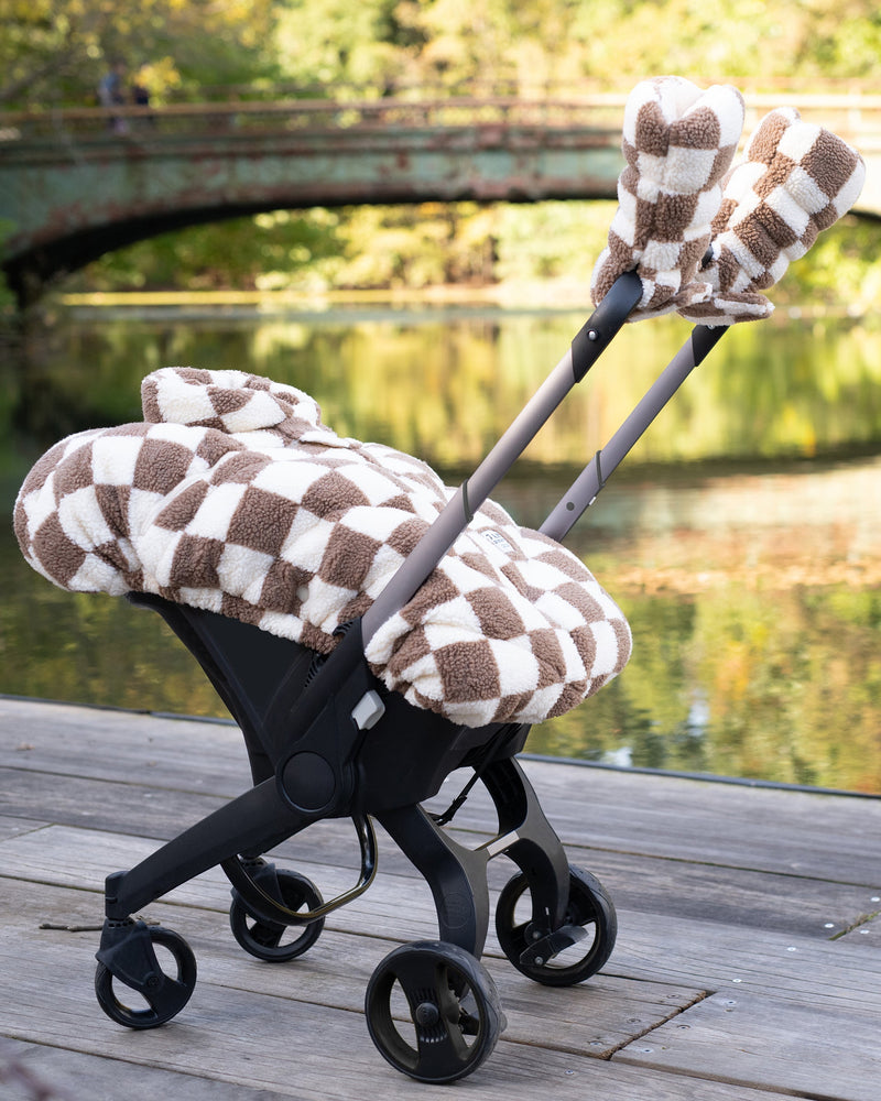 7AM Enfant - Warmmuffs - Checker Berber
