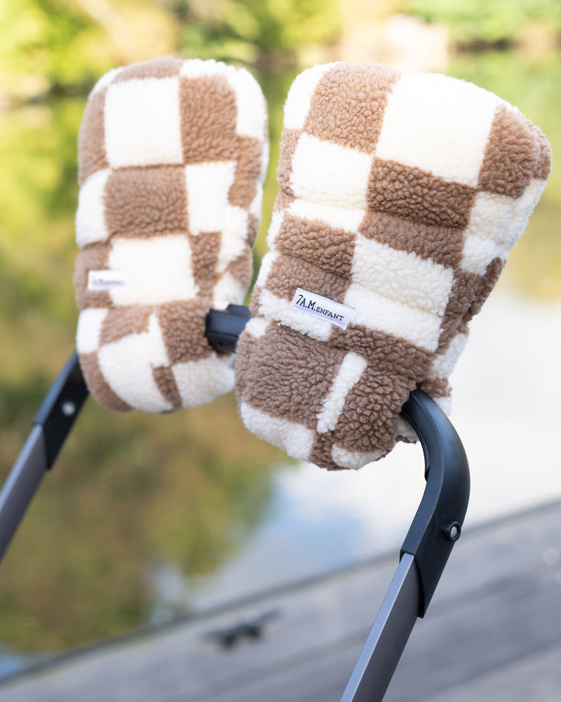 7AM Enfant - Warmmuffs - Checker Berber