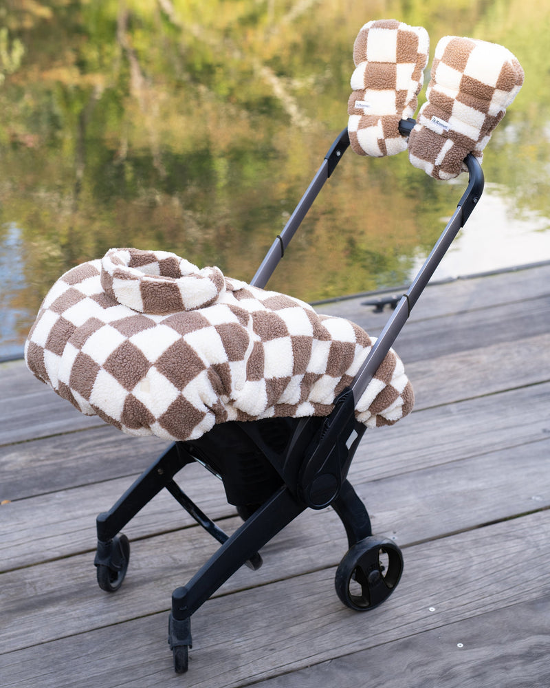 7AM Enfant - Warmmuffs - Checker Berber