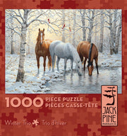 Jack Pine - Winter Trio (1000-Piece Puzzle) - Limolin 