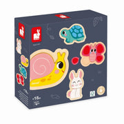 Janod - 4 Progressive Puzzles - Garden - Limolin 
