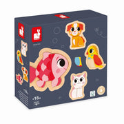 Janod - 4 Progressive Puzzles - Pet - Limolin 