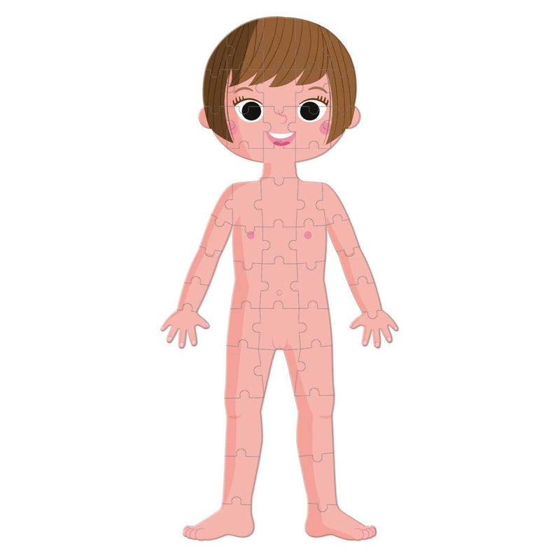 Janod - 4in 1 Educational Puzzle - Human Body - Limolin 