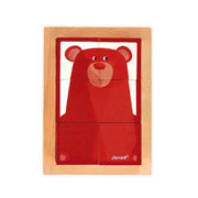 Janod - 6 Forest Blocksin Wooden Box - Limolin 