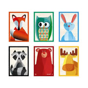 Janod - 6 Forest Blocksin Wooden Box - Limolin 