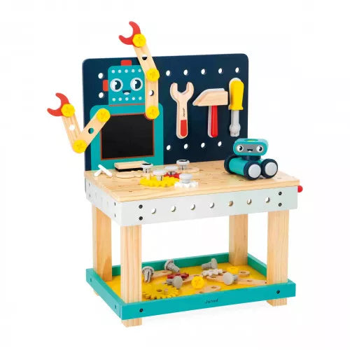 Janod - Brico'Kids: Big Robot Diy Workbench - Limolin 