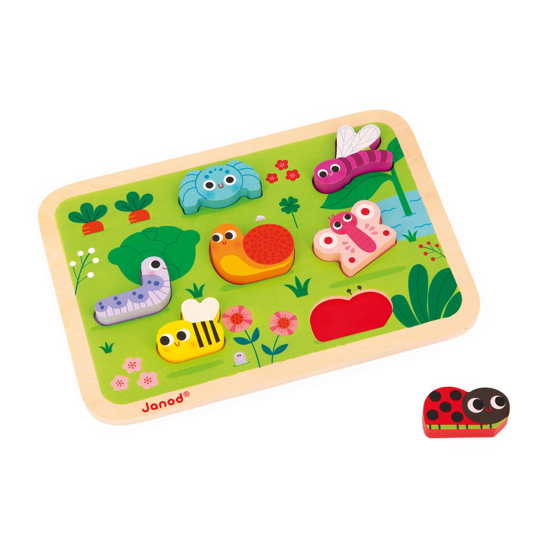 Janod - Chunky Garden Puzzle 7 pieces - Limolin 