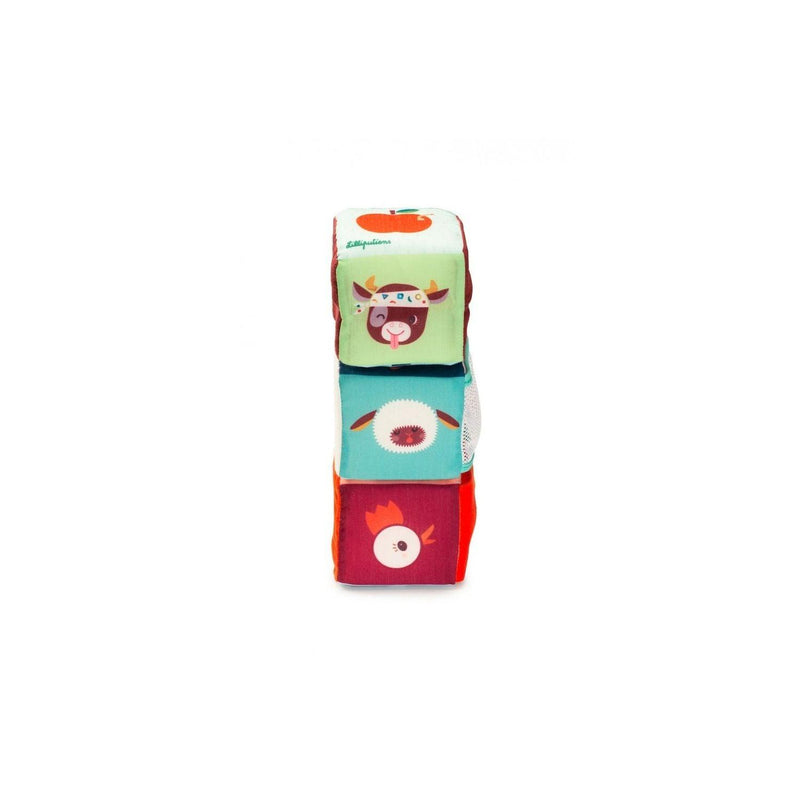 Lilliputiens Farm Hide And Seek Set of Cubes - image 4