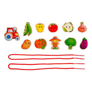 Janod - Farm: Thread-Your-Own Vegetables Beads - Limolin 