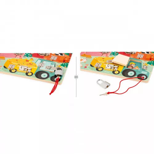 Janod - Padlocks Board - The Farm - Limolin 