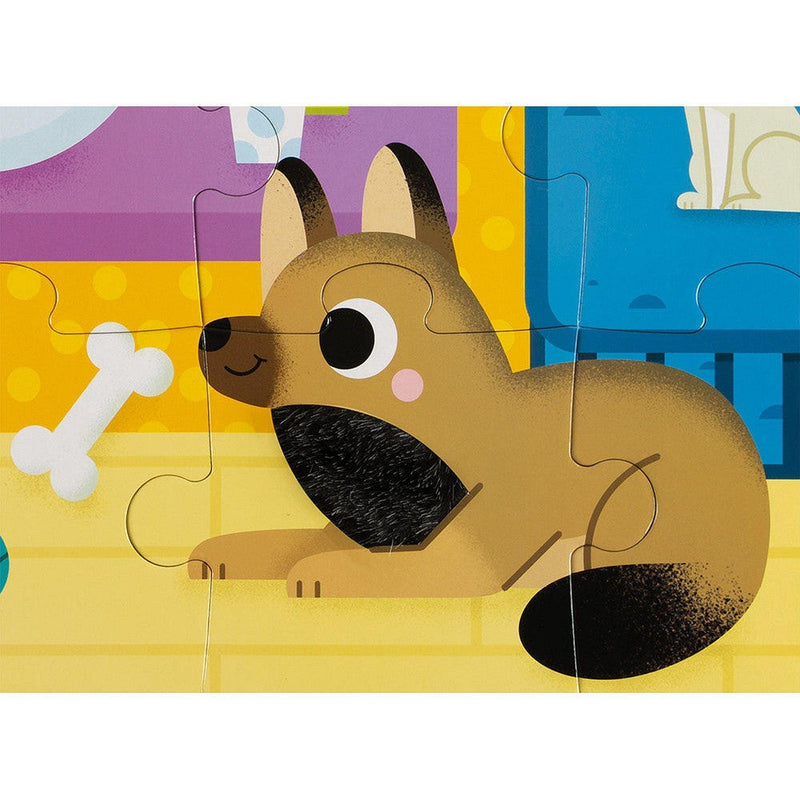 Janod - Tactile - Pets (20-Piece Puzzle) - Limolin 