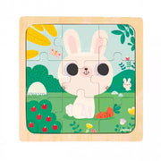 Janod - White Rabbit (9-Piece Puzzle) - Limolin 
