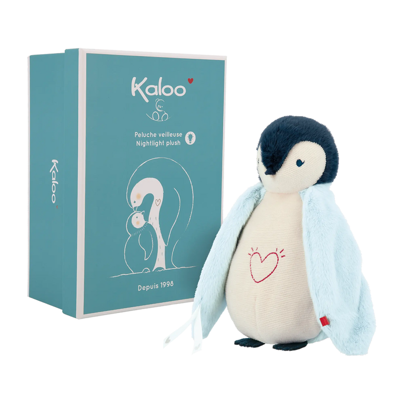 NIGHTLIGHT PLUSH - PENGUIN BLUE