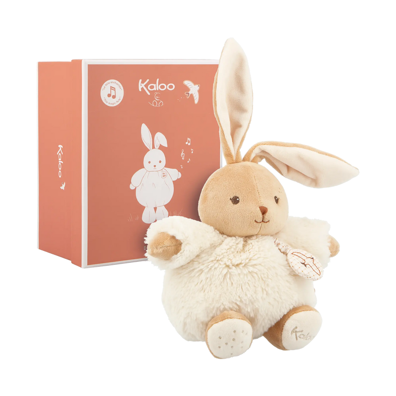 INTEMPOREL: MUSICAL RABBIT - CREAM - 17cm