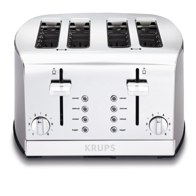 KRUPS - KH734D51 - 4-Slice Stainless Steel Toaster