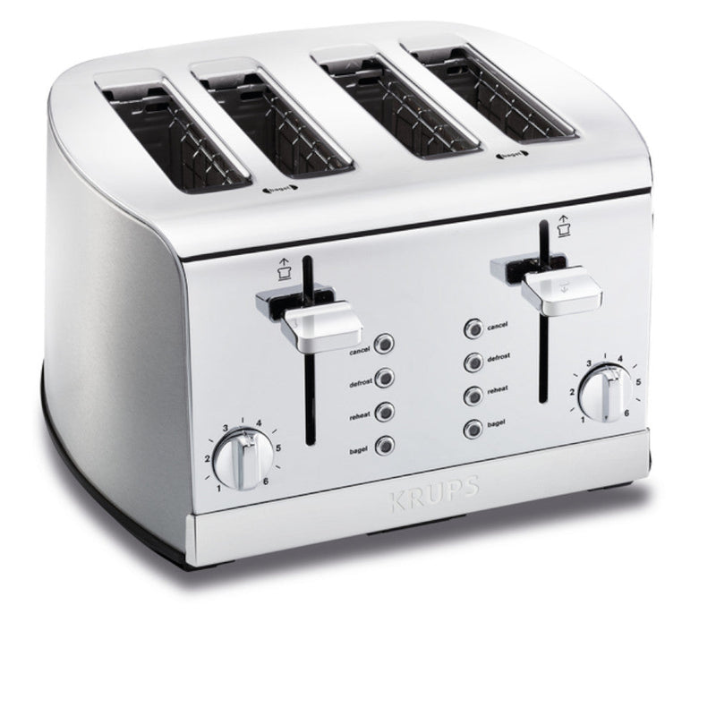 KRUPS KH734D51 four-slice stainless steel toaster
