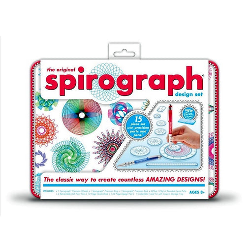 Kahootz Spirograph Design Set Tin with drawing gears