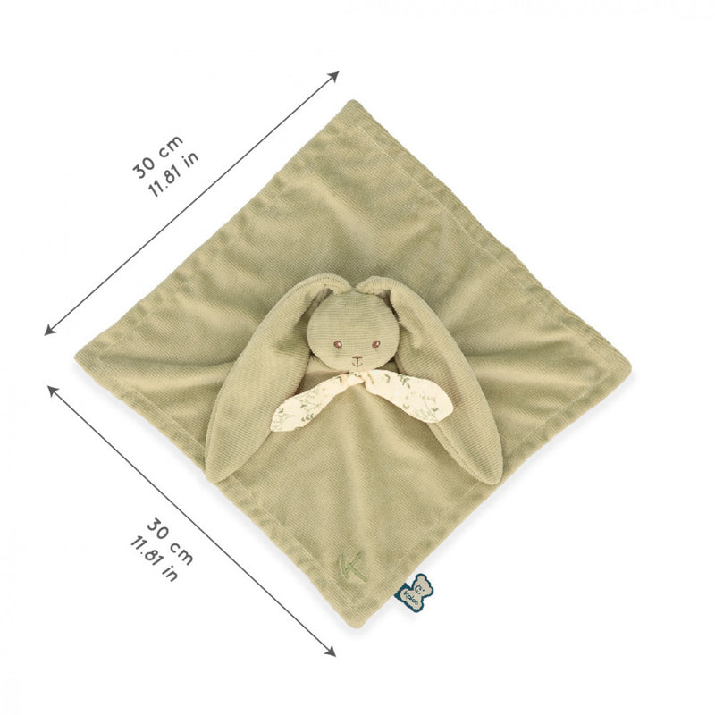 Kaloo Doudou Rabbit in green, detail view