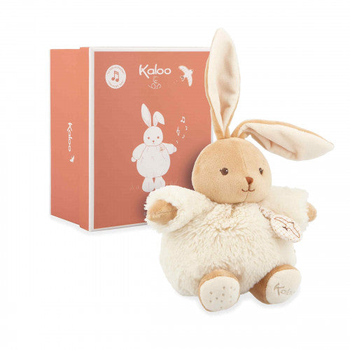 Kaloo - Intemporel - Musical Rabbit - Cream - 17Cm - Limolin 