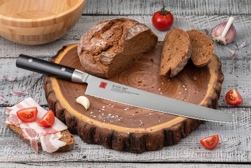 Kasumi - Damascus - Bread Knife, 25 cm / 9.8 in — product image 3