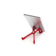 Keko universal tablet stand, red - stand supporting tablet from rear