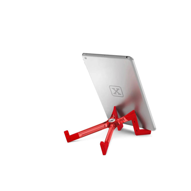 Keko universal tablet stand, red - stand supporting tablet from rear