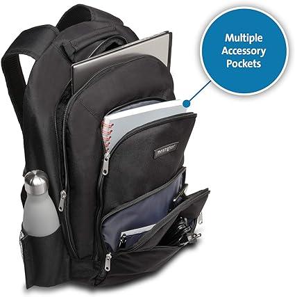 Kensington - SP25 - 15.6 in Laptop Backpack — 39.6 cm - Black — gallery image 3