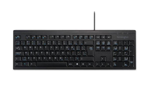 Kensington - Wired Bilingual - English and Canadian French USB Keyboard — Black — product photo