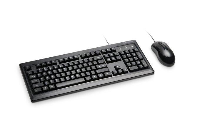 Kensington - Keyboard for Life - Wired USB Keyboard and Mouse Set — Black — gallery image 4