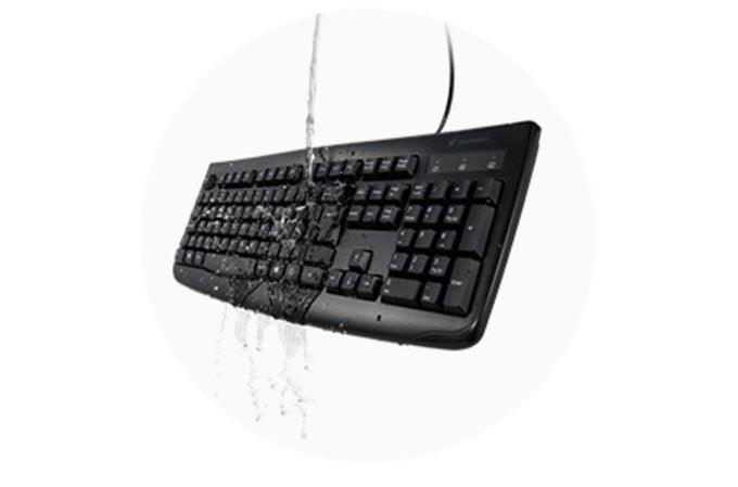 Kensington - Pro Fit - Washable Wired USB Keyboard — Black — gallery image 2