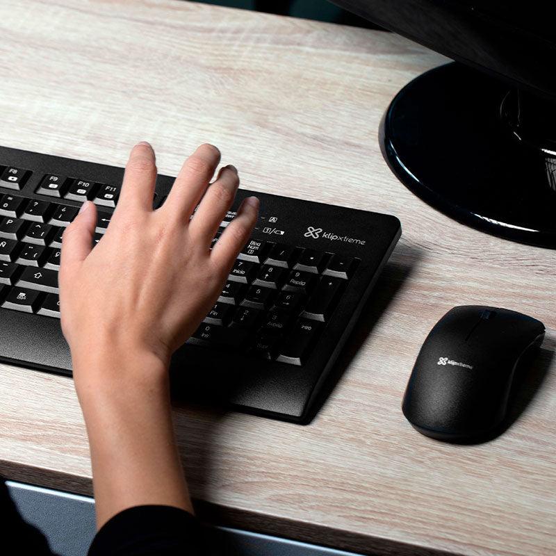 Klipxtreme - Keyboard & Mouse Combo Kit Wireless Set (KCK - 265E) - Limolin 