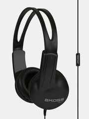 Koss UR10i on-ear headphones with microphone, front view