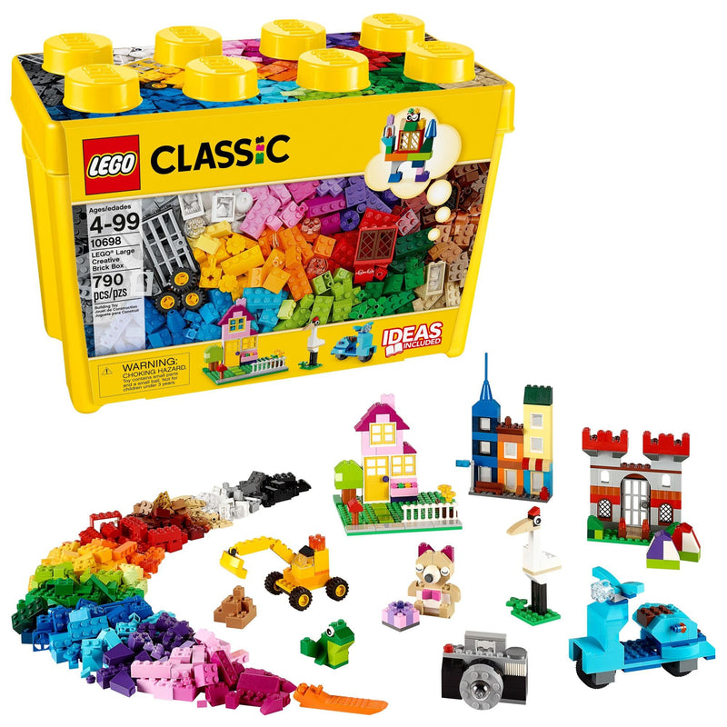 LEGO - Classic - Large Creative Brick Box Build Your Own Creative Toys (790Pcs-10698) - Limolin 
