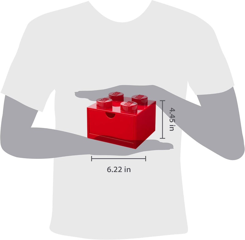 LEGO - Desk Drawer (Bright Red) - Limolin 