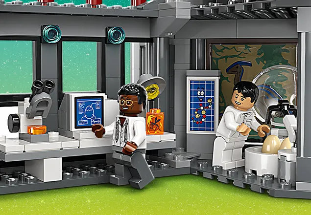 LEGO - Jurassic World - Visitor Center - T-Rex & Raptor Attack - 693 Pcs - 76961 - Limolin 