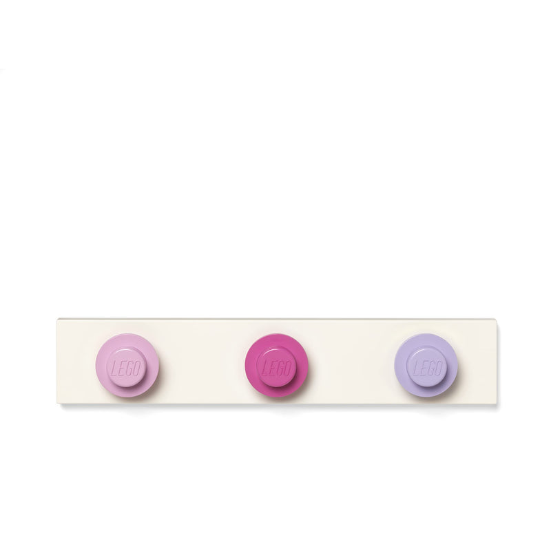 LEGO - Wall Hanger Rack 3-Piece Light & Bright Purple/Lillac - Limolin 