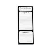 NOTE PAD - TÂCHES QUOTIDIENNES (4''X10'')