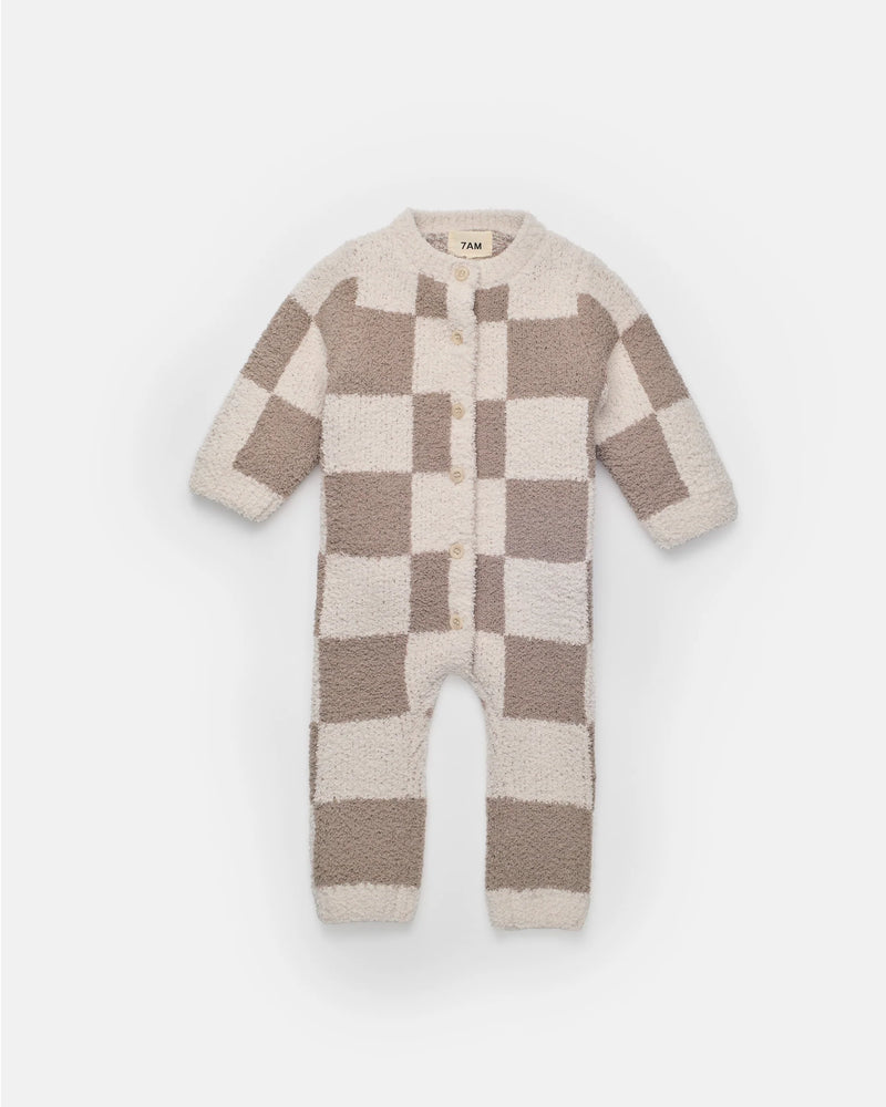 Jumpsuit - Checkers Fuzzy