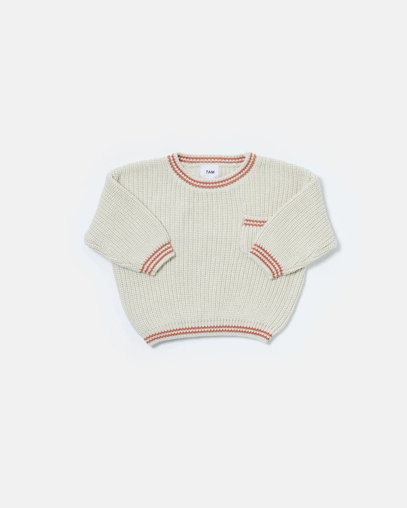 7AM Enfant - Boxy Sweater - Chunky Tennis