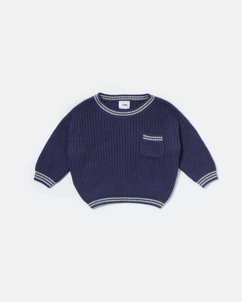 7AM Enfant - Boxy Sweater - Chunky Tennis