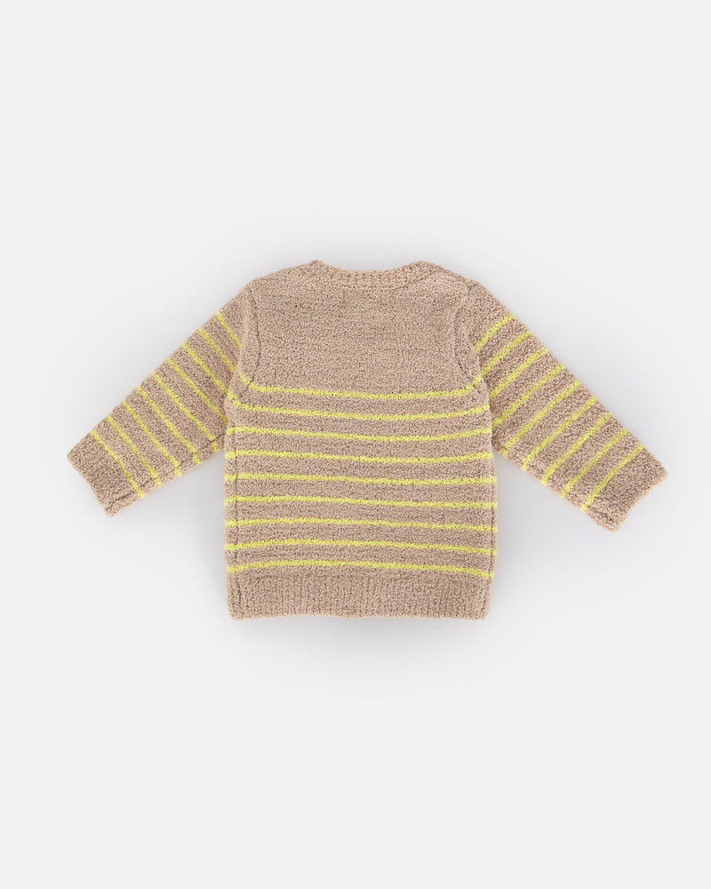 7AM Enfant - Long Sleeve Top Striped - Fuzzy
