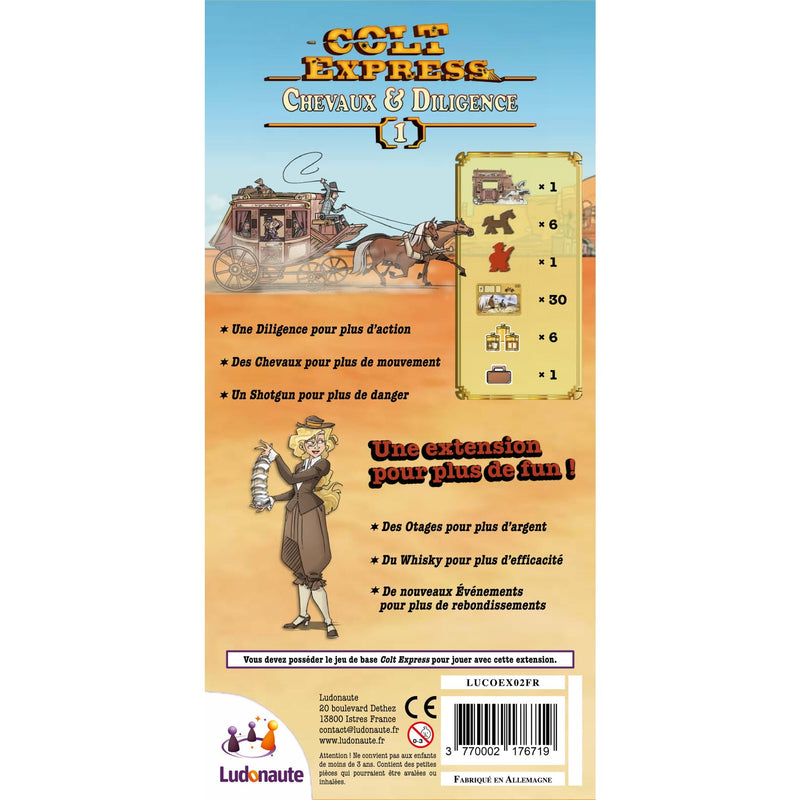 COLT EXPRESS - CHEVAUX ET DILIGENCE