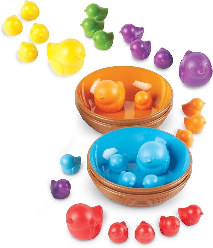 Learning Resources - Birds In A Nest Sorting Set - Limolin 